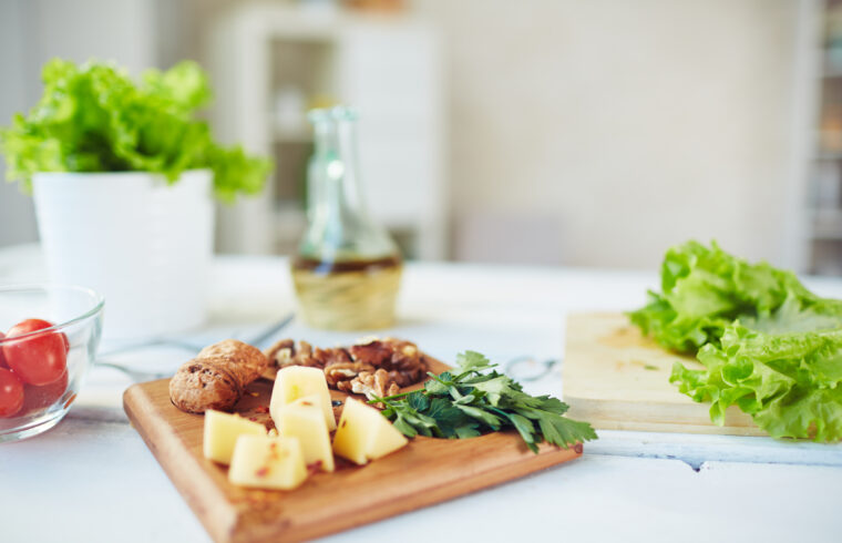 graphicstock healthy food on dinner table BXbAkCSGEW
